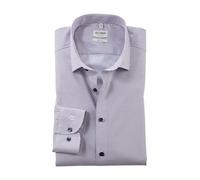 OLYMP Camisa de manga larga para hombre Level Five, impresión giratoria en liso, nivel 5, 22 Modern Kent, Rosa claro 31, 41