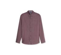 OLYMP Camisa de negocios de manga larga para hombre, cuello abotonado, fácil de planchar, para negocios y traje, Burdeos 37, S
