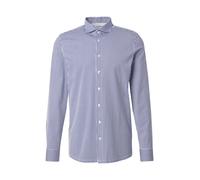 OLYMP Camisa de negocios marino / blanco 43 marino / blanco