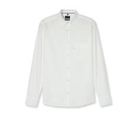OLYMP Camisa de negocios negro / blanco 45-46 negro / blanco