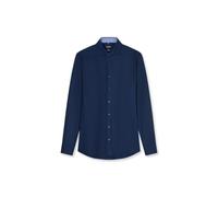 OLYMP Camisa de negocios para hombre de manga larga Level Five - Body Fit, monocolor, cuello Royal Kent - Camisa de manga larga para hombre