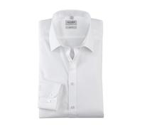 OLYMP Camisa de negocios para hombre, manga larga, nivel Five, monocolor, ajuste corporal, New York Kent, 01 blanco., 48