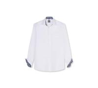 OLYMP Camisa de negocios para hombre Modern Fit 26 136814 | Camisa, ajustable; combi (2K-loch/2K), Modern Fit 26, 100% algodón