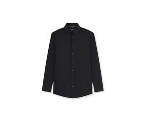 OLYMP Camisa de negocios regular para hombre 123024, Negro , 44
