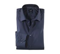 OLYMP - Camisa formal - Básico - Clásico - Manga Larga - para hombre Azul azul oscuro