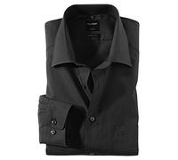 OLYMP - Camisa formal - Básico - Cuello kent - para hombre Negro negro 43