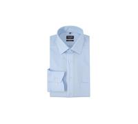 Camiseta de manga larga de Olymp, de corte moderno, con cuello New Kent Azul 63 hellblau