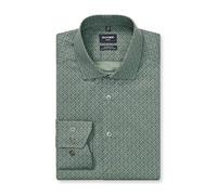 OLYMP Camiseta de manga larga Luxor 24/Seven, impresión de rotación en y/d Dobby, 465 Modern Fit 20,19 Global Kent, Masilla 75, 48