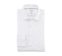 OLYMP Camiseta de manga larga para hombre, de punto Level Five, tejido transpirable, cuello NY Kent, Blanco 00, 40