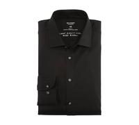 OLYMP Camiseta de manga larga para hombre Level Five 24/Seven, Body Fit, New York Kent, Negro 68., 43