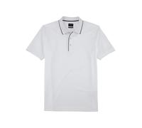 OLYMP Camiseta negro / blanco L negro / blanco