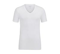 OLYMP Camiseta para Hombre con Cuello en V Level Five, Blanco 00, M