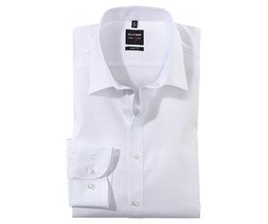 Olymp Level 5 Body Fit - Camisa para hombre con mangas extralargas negro 41