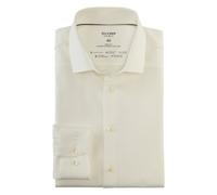 Olymp Level Five 24/Seven Camisa Clásica Hombre Body Fit Beige 073464 20
