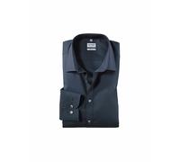 OLYMP LEVEL FIVE Camisa Body Fit azul oscuro | 37