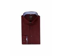 OLYMP LEVEL FIVE Camisa Body Fit rojo oscuro | 45