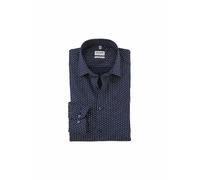 OLYMP LEVEL FIVE Camisa de vestir con mangas extra largas azul oscuro | 38