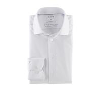 OLYMP Luxor 24/Seven - Camisa de manga larga, color blanco, Blanco, 43