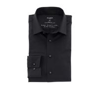 Olymp Luxor 24 / Siete Hombre Camisa Estilo de Negocios Negro 120264 68