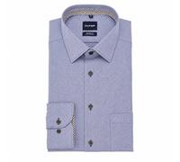 Olymp Luxor Comfort Fit Camisa Clásica Hombre Azul 106224 18 marine