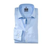 OLYMP Luxor Comfort Fit Camisa de manga larga a cuadros, Azul Claro 10, 43