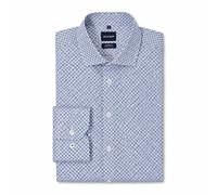Olymp Luxor Modern Fit Camisa Clásica Hombre Azul Minimal 137424 00