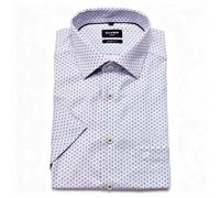 Olymp Luxor Modern Fit Camisa Clásica Hombre Azul Minimal Kent Cuello