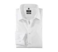 Olymp Luxor Modern Fit - Camisa de corte moderno italiano, cuello Kent, color blanco Weiß 50