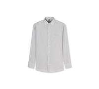 OLYMP Luxor Modern Fit - Camisa de vestir para hombre, sin plancha, fácil de cuidar, 100% algodón, camisa de manga larga para hombre, apta para traje, gris claro, 44