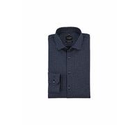 OLYMP NO.6 Camisa Slim Fit azul oscuro | 40