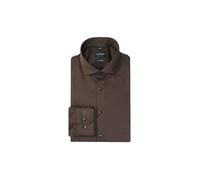 OLYMP NO.6 Camisa Slim Fit marrón | 42