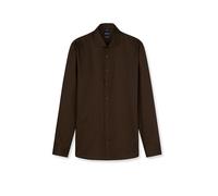 OLYMP NO.6 Camisa Slim Fit marrón | 43