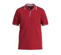 OLYMP Polo de manga corta para hombre, estilo informal, efecto entrelock, 984, informal, corte regular, 99, no se puede asignar, Rojo 35., XL