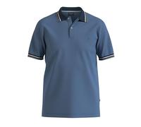 OLYMP Polo de manga corta para hombre, estilo informal, efecto piqué, 984, informal, corte regular, 99, no se puede asignar, Smoke Blue 13, S