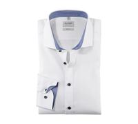 OLYMP Royal Kent - Camiseta de manga larga para hombre, color liso, Blanco 00., 43