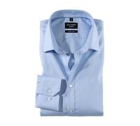 OLYMP Urban Kent No. Six, Camisa de Manga Larga Hombre, Azul Mh, Talla 39