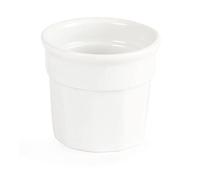 Olympia 12 x Shihan - Macetas 45 x 50 mm de porcelana color blanco Salsa, restaurante