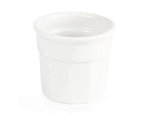 Olympia 12 x Shihan - Macetas 45 x 50 mm de porcelana color blanco Salsa, restaurante