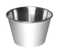 Olympia 12 x Taza de salsa St/St 8oz Acero Inoxidable cuencos de servir cocina de restaurante