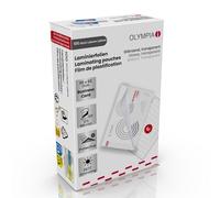 Olympia Fundas para plastificar 9179 – 125 mic – para tarjetas de presentación – 100 unidades