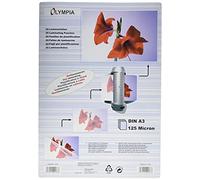 Olympia 9183 Pack of 25 A3 Laminating Pouches - Thickness 125 Microns Single