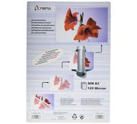 Olympia 9183 - Fundas para plastificar (A3, 125 micras, 25 unidades)