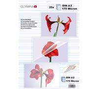 Olympia 9184 Fundas para plastificar, 125 Mic, DIN A2, 25 unidades