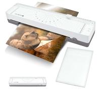 OLYMPIA A130 Combo Laminadora A3, compacta, con cortadora integrada, para plastificar películas de 80 a 125 micras | Laminadora DIN A3 y plastificadoras | Laminadora