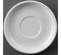 Olympia Athena hotelware CC202 platillo, blanco (Pack de 24)