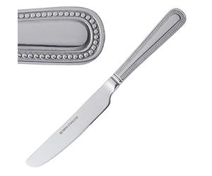 Olympia C127 con mango de cuchillo de postre, acabado pulido, 18/0, acero inoxidable, 199 mm de longitud (Pack de 12)