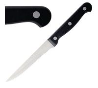 Olympia C134 Juego de cuchillos, mango, Negro (Pack de 12)