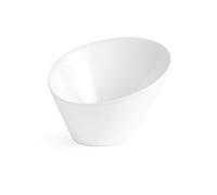 Olympia cb079 Oval endon lighting cuenco, blanco (Pack de 4)