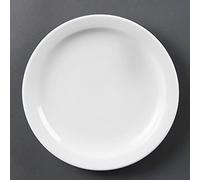 Olympia CB488 plato con borde estrecho (Pack de 12)