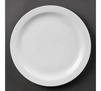 Olympia CB491 plato con borde estrecho (Pack de 6)